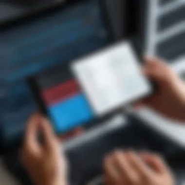 Integrating Acrobat Mobile into Existing Workflows Workflow integration diagram with Acrobat Mobile