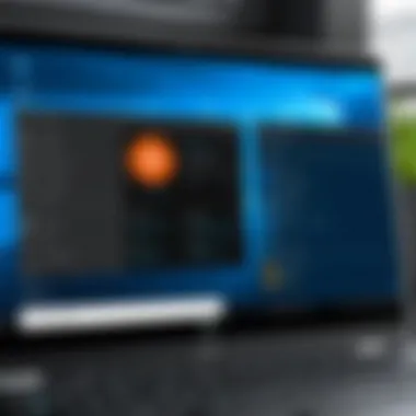 Navigating a VoIP Application Interface on Windows 10 User Interface of a VoIP Application