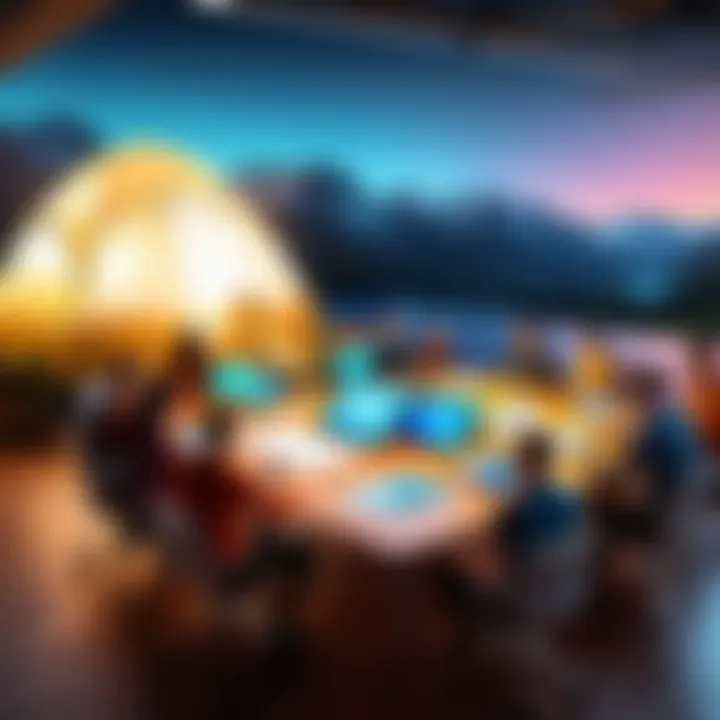 Team collaboration in Basecamp during an event preparation