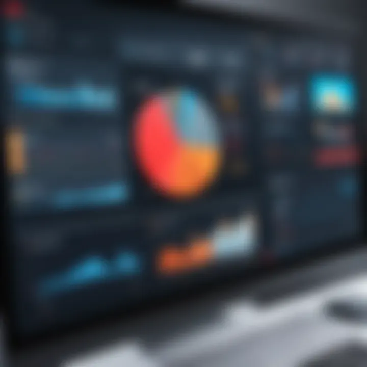 Visual representation of Oracle Analytics dashboard showcasing data visualization features.