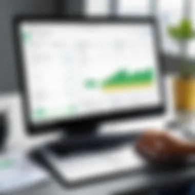 Exploring QuickBooks Job Costing Features QuickBooks interface showcasing job cost features