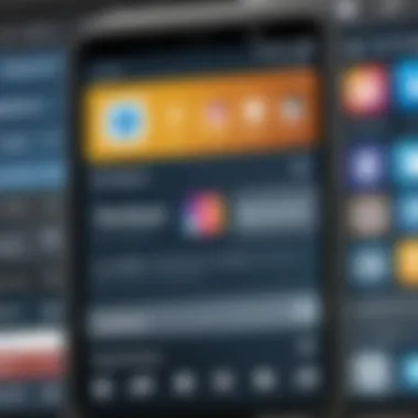 Hootsuite Dashboard with Instagram Options Hootsuite dashboard displaying Instagram integration options