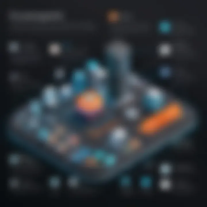 Infographic detailing the integration capabilities of Sisense Periscope with other software