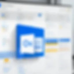 Visual representation of Microsoft Outlook and Google Calendar integration