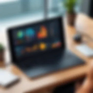 Visualization of integrated tools for client management in fitness training