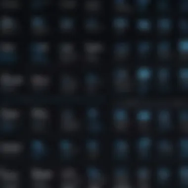 Illustration of diverse programming options available in training software