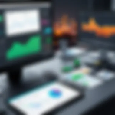 Analytics in Waste Management Software Modern waste management software interface showcasing analytics