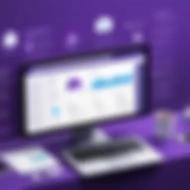 Marketo User Interface and Features Visual representation of Marketo's user interface showcasing marketing automation features