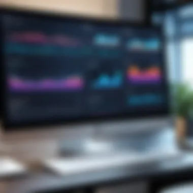Analyzing Brand Performance Metrics Data analytics dashboard showcasing brand performance