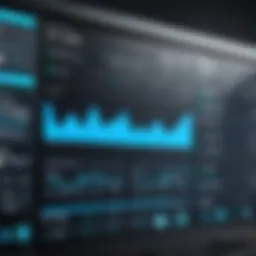 A digital dashboard displaying maintenance schedules and equipment status.