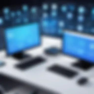 Integration of Applicant Tracking Systems with Business Software Integration of ATS with other business software depicted through interconnected applications.