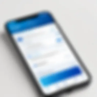 User-Friendly Navigation of the PayPal App Visual representation of the PayPal app interface showcasing user-friendly navigation