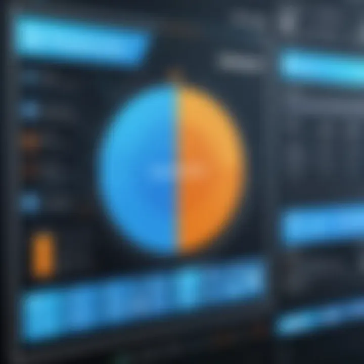 Comparative chart illustrating practical applications of the Q test tool across sectors