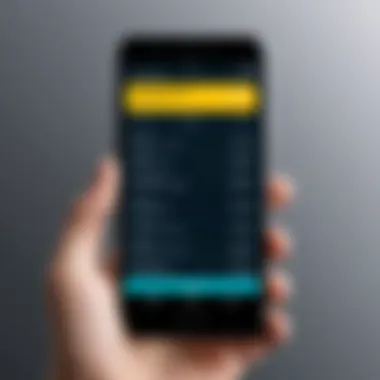 Exploring the User Interface of Virtual Ticket Apps A smartphone displaying a virtual ticket app interface