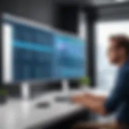 Employee viewing schedule on When I Work interface