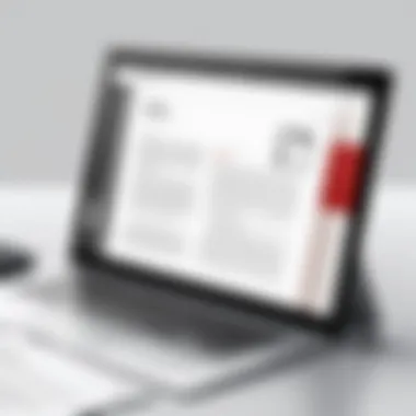 Efficient Document Filling with Adobe Reader Interface showcasing the fill and sign feature of Adobe Reader