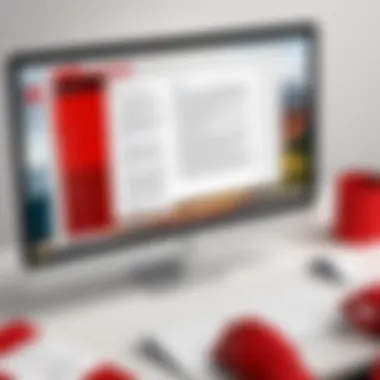 Customizing Adobe Reader for Enhanced Usability User navigating through settings for optimal usage of Adobe Reader