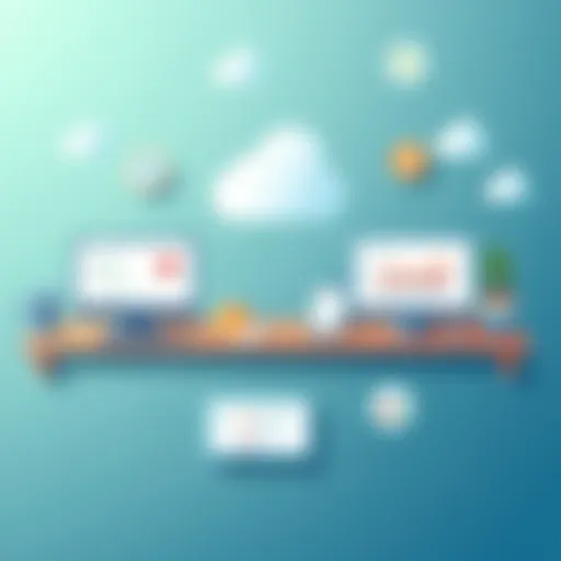 Visual representation of Zapier connecting different applications for workflow efficiency
